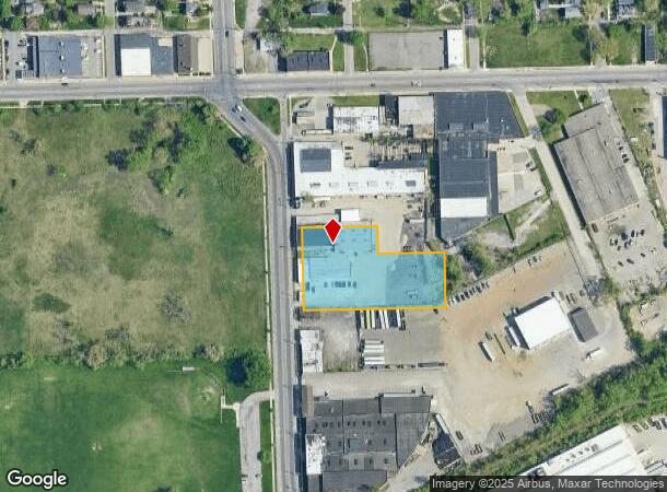  14930 Linwood St, Detroit, MI Parcel Map