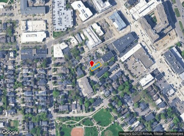 629 Purdy St, Birmingham, MI Parcel Map