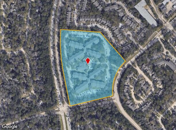 4407 S Panther Creek Dr, Spring, TX Parcel Map