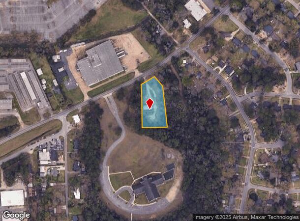  3221 Halls Mill Rd, Mobile, AL Parcel Map