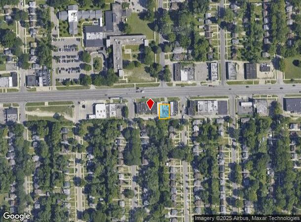  19021 W 7 Mile Rd, Detroit, MI Parcel Map