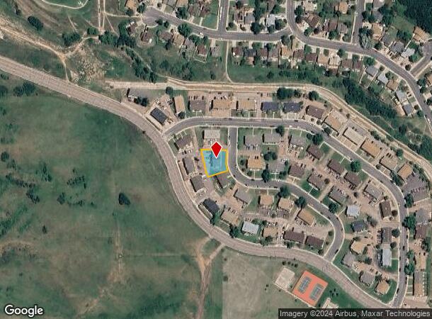  6970 Peyote Way, Colorado Springs, CO Parcel Map