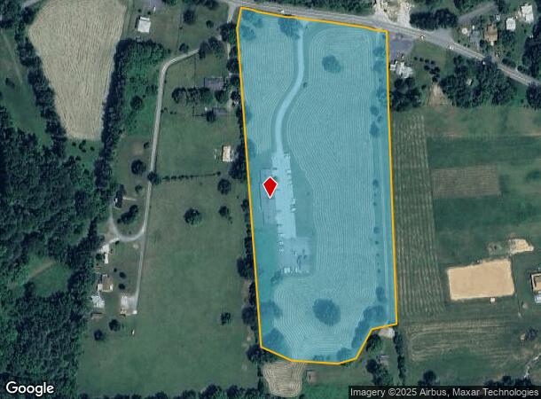 1543 Beech Grove Rd, Roseland, VA Parcel Map