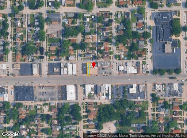  3352 W 95Th St, Evergreen Park, IL Parcel Map