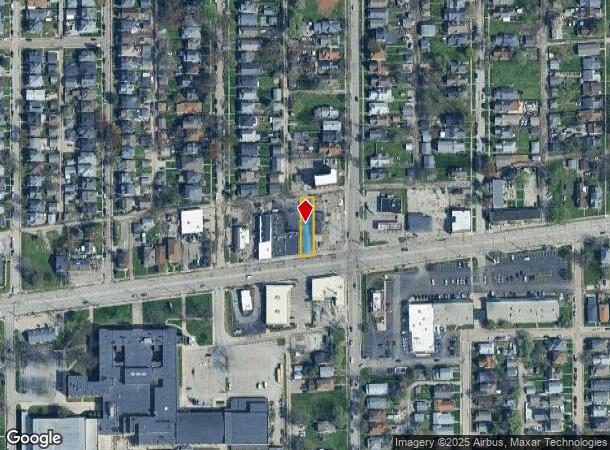  2116 W Washington St, Indianapolis, IN Parcel Map