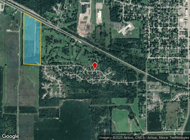  610 Ridgeview Dr, Corunna, MI Parcel Map