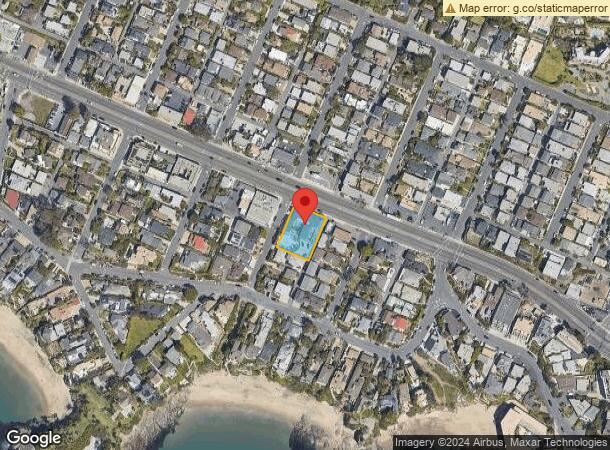  985 N Coast Hwy, Laguna Beach, CA Parcel Map