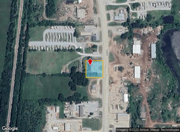  1107 S Chouteau Ave, Chouteau, OK Parcel Map