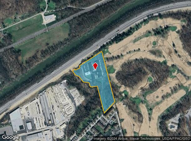  6900 Country Club Dr, Huntington, WV Parcel Map