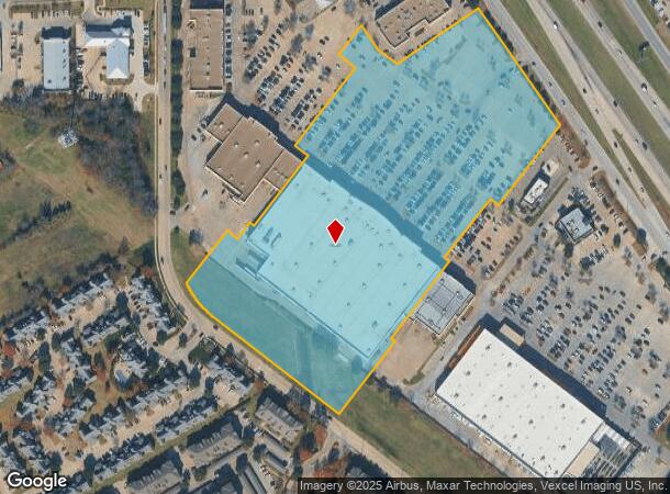  1801 N Us Highway 287 N, Fort Worth, TX Parcel Map