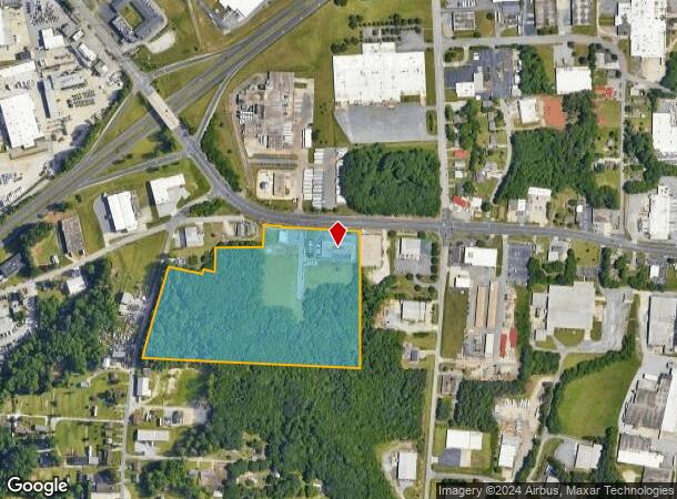  1321 W Fairfield Rd, High Point, NC Parcel Map