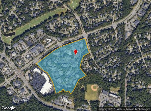 100 Harvest Row Ct, Cary, NC Parcel Map