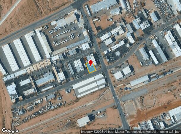 1608 Foothill Dr, Boulder City, NV Parcel Map