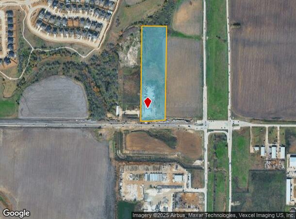 1464 W 1St St, Prosper, TX Parcel Map