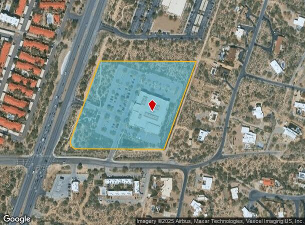  8840 N Oracle Rd, Tucson, AZ Parcel Map