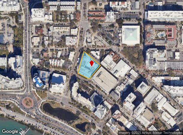 1255 N Palm Ave, Sarasota, FL Parcel Map