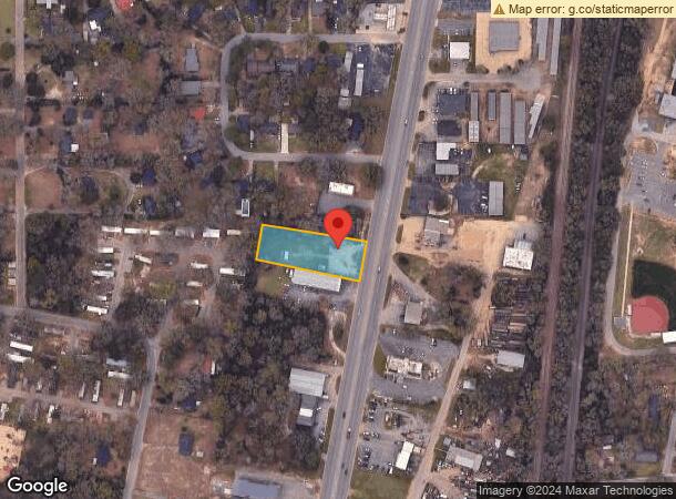  319 Saraland Blvd N, Saraland, AL Parcel Map