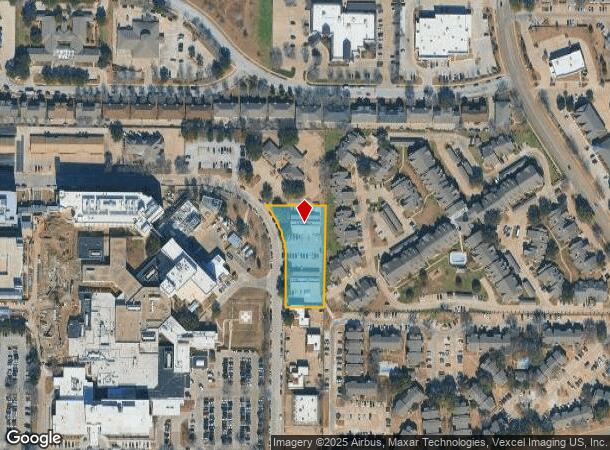  3201 Omega Dr, Arlington, TX Parcel Map
