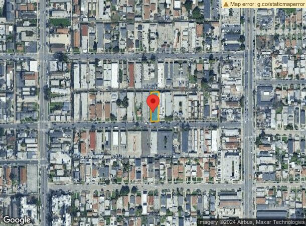  617 W 82Nd St, Los Angeles, CA Parcel Map