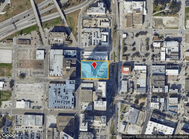  802 N Carancahua St, Corpus Christi, TX Parcel Map