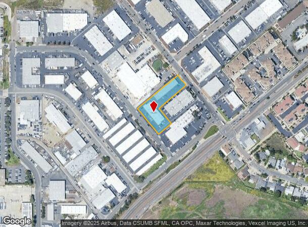  208 Via El Centro, Oceanside, CA Parcel Map