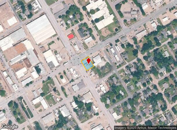  100 S Kaufman St, Ennis, TX Parcel Map