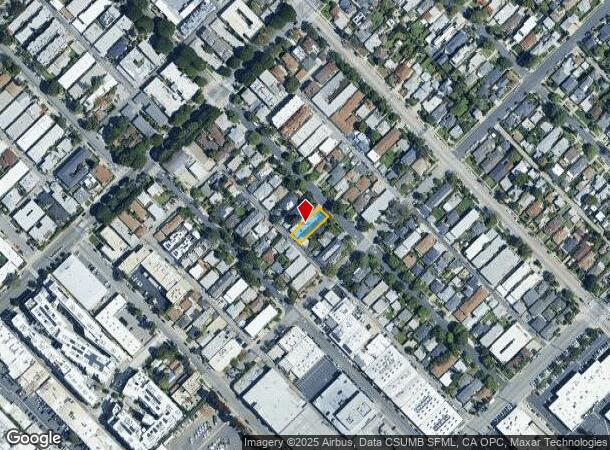  1646 Franklin St, Santa Monica, CA Parcel Map