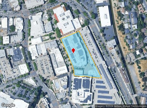  1206 Broadway Plz, Walnut Creek, CA Parcel Map