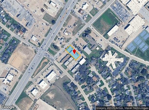  621 Sw Johnson Ave, Burleson, TX Parcel Map