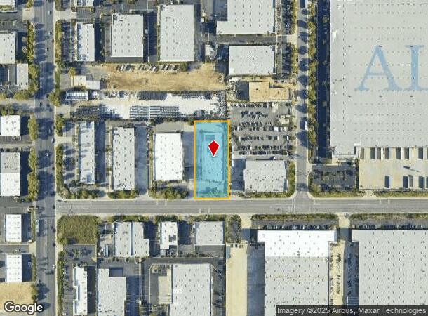  1295 E Acacia St, Ontario, CA Parcel Map