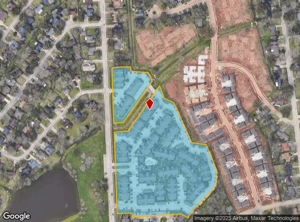 514 That Way St, Lake Jackson, TX Parcel Map
