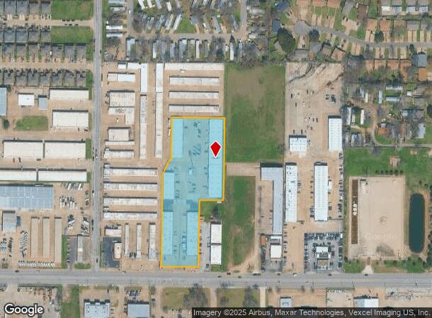  2227 W Division St, Arlington, TX Parcel Map