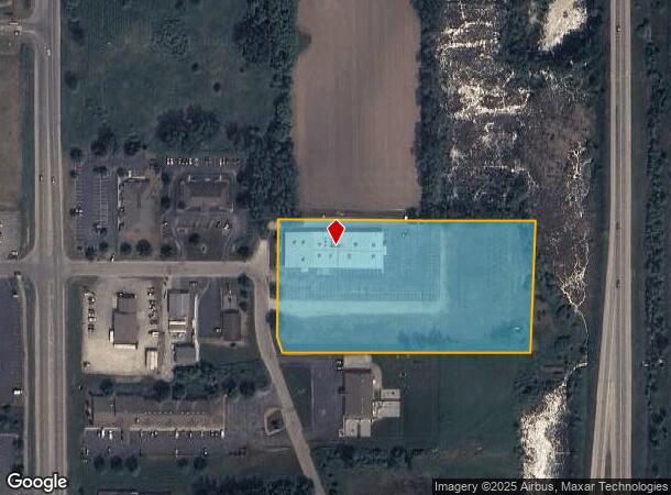  1500 Handschke Dr, New London, WI Parcel Map
