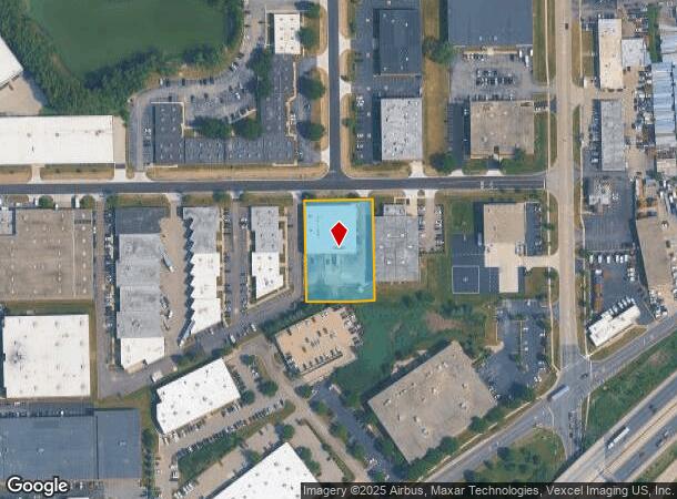  585 Executive Dr, Willowbrook, IL Parcel Map