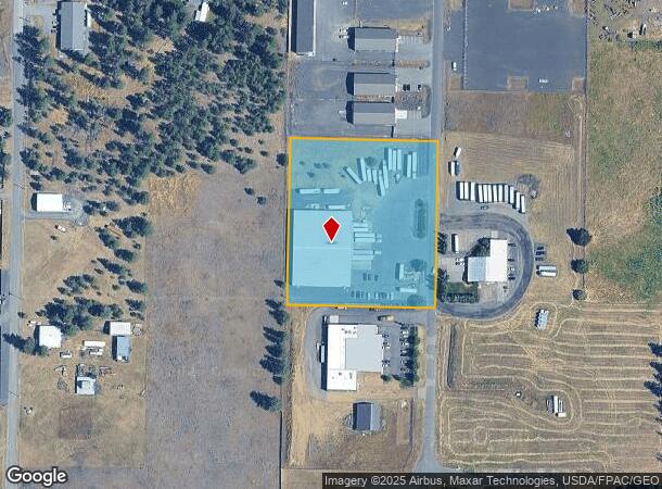  4616 S Ben Franklin Ln, Spokane, WA Parcel Map