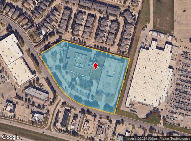  1707 Market Place Blvd, Irving, TX Parcel Map