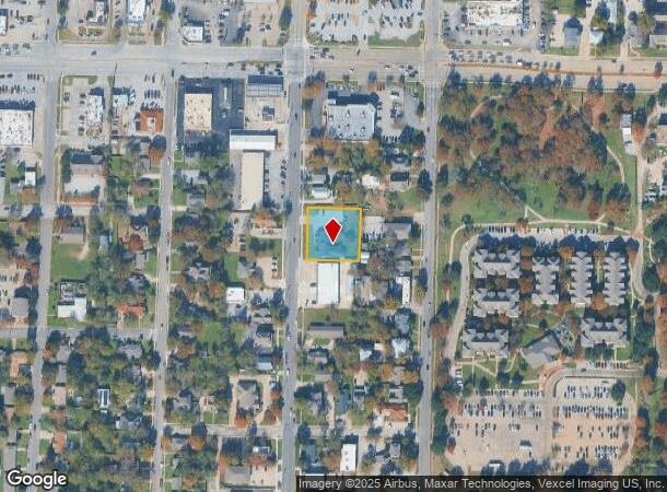 1710 N Elm St, Denton, TX Parcel Map