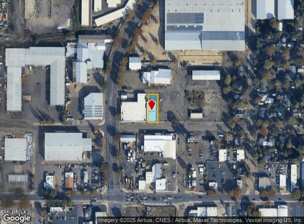  1643 W 5Th Ave, Eugene, OR Parcel Map