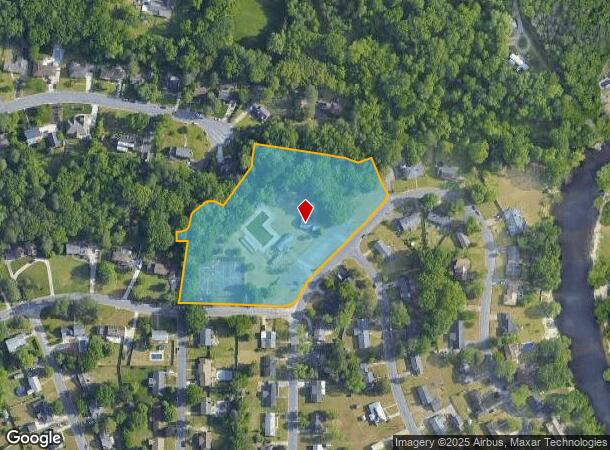  1033 Forestview Dr, Colonial Heights, VA Parcel Map