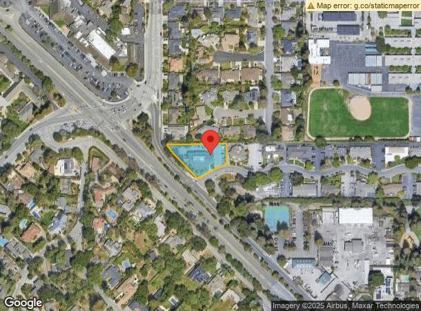  715 Altos Oaks Dr, Los Altos, CA Parcel Map