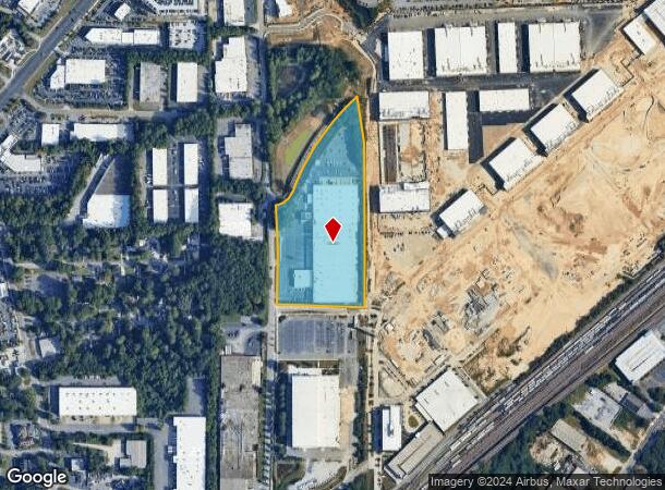  5849 Peachtree Rd, Atlanta, GA Parcel Map