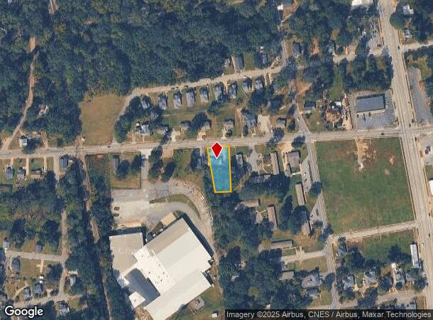  313 W Franklin St, Anderson, SC Parcel Map