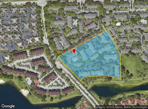 10605 Hammocks Blvd, Miami, FL Parcel Map