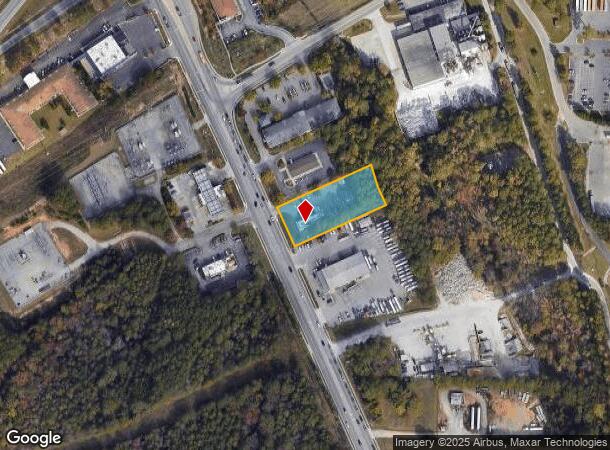 1417 E Williams St, Apex, NC Parcel Map