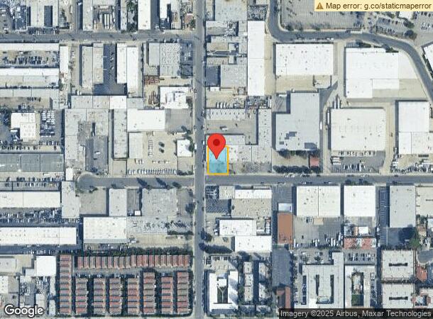  7712 Burnet Ave, Van Nuys, CA Parcel Map