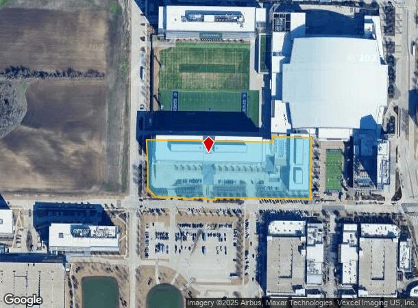  1 Cowboys Way, Frisco, TX Parcel Map