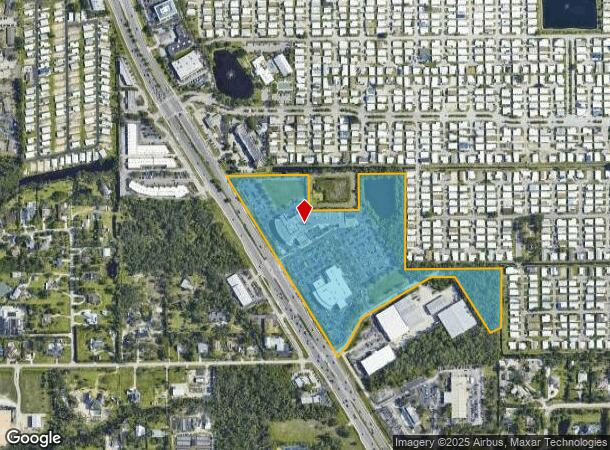 15421/461 S Tamiami Trl, Fort Myers, FL Parcel Map
