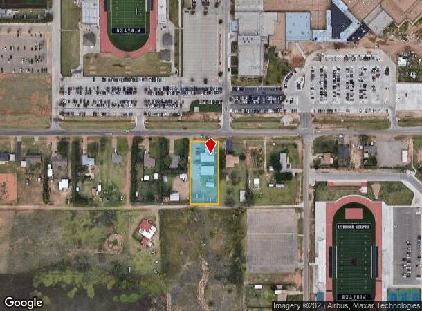 1109 Woodrow Rd, Lubbock, TX Parcel Map