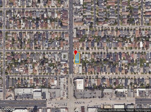  14100 Inglewood Ave, Hawthorne, CA Parcel Map