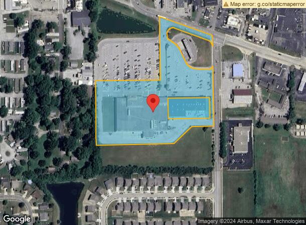  1601 E Michigan Rd, Shelbyville, IN Parcel Map